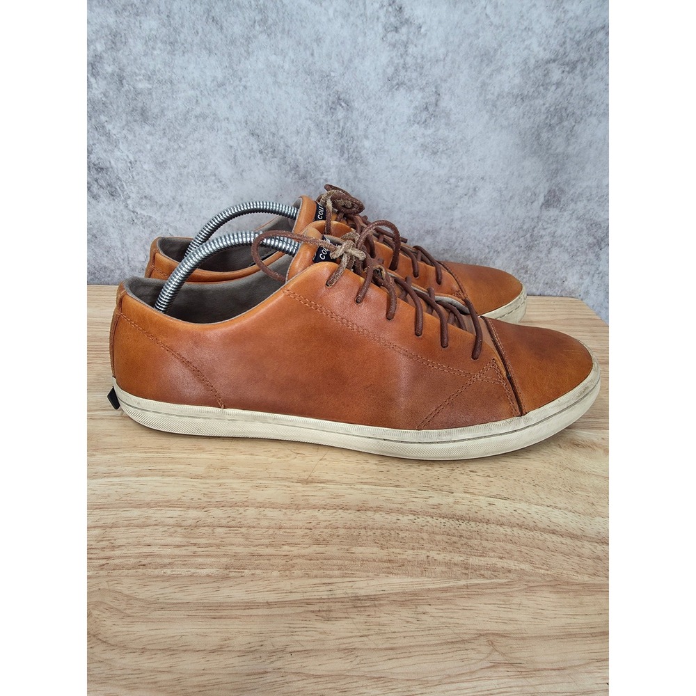 Cole Haan Trafton Sneakers Mens 9.5 M Brown Leather Oxford Casual Shoes C22687